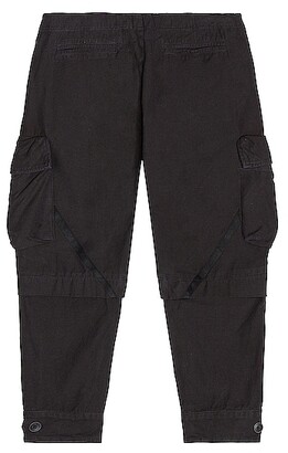 Greg Lauren Baker Essential Cargo Pants in Black