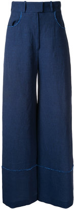 Martin Grant raw edge detail trousers
