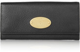 Thumbnail for your product : Mulberry Textured-leather continental wallet