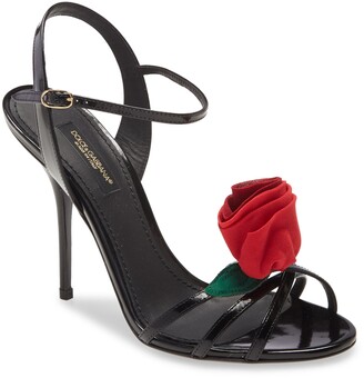 dolce and gabbana rose shoes