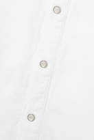 Thumbnail for your product : Givenchy Frayed Denim Shirt - White