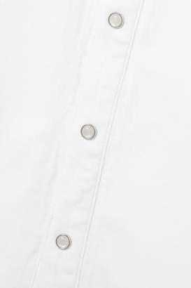 Givenchy Frayed Denim Shirt - White