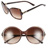 Thumbnail for your product : Bulgari BVLGARI 'Intarsio' 56mm Sunglasses