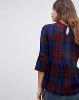 Thumbnail for your product : Esprit Check Print Smock Top
