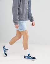 Thumbnail for your product : Dr. Denim Trench Shaded Light Blue Ripped Shorts