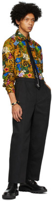 Versace Jeans Couture Multicolor Tropical Baroque Shirt