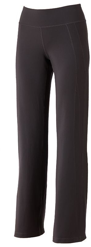 Tek Gear Women's Core Essentials Shapewear Fit & Flare Solid Yoga Pants ...