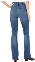 Thumbnail for your product : KUT from the Kloth Natalie High-Rise Bootcut Wide Double Button in Question w/ Dark Stone Base Wash (Question/Dark Stone Base Wash) Women's Jeans