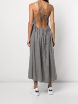Thumbnail for your product : Sandy Liang Goose gingham-check print midi dress