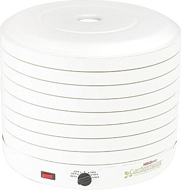 Nesco Gardenmaster 8-Tray White Expandable Food Dehydrator with Recipe Book