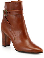 Thumbnail for your product : Manolo Blahnik Ribafa Leather Ankle Boots