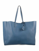 Thumbnail for your product : Ralph Lauren Leather Tote Blue