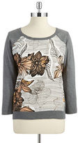 Thumbnail for your product : DKNY DKNYC Floral Print Sweater