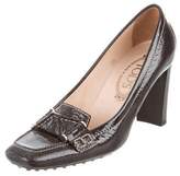 Thumbnail for your product : Tod's Patent Leather Loafer Pumps
