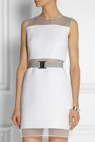 Thumbnail for your product : Victoria Beckham Victoria, Silk organza-trimmed quilted faille dress