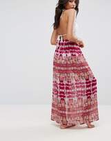 Thumbnail for your product : ASOS Beach Sarong In Pink Snake Print