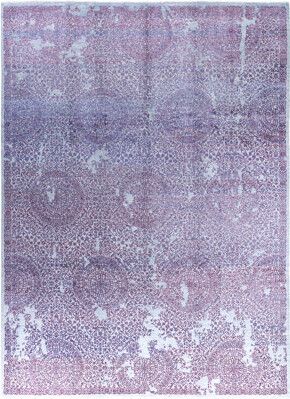 Isabelline Odom One-of-a-Kind Hand-Knotted Area Rug - Gray, 9' 0\