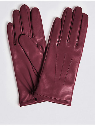 M&S Collection Leather Stitch Detail Gloves