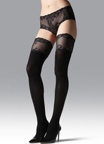 Thumbnail for your product : Natori Feathers Opaque Thigh Highs