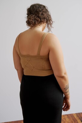 Ardene Plus Size Cable Knit Tube Top