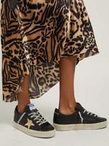 Thumbnail for your product : Golden Goose Hi Star Low Top Leather Trainers - Womens - Black Gold