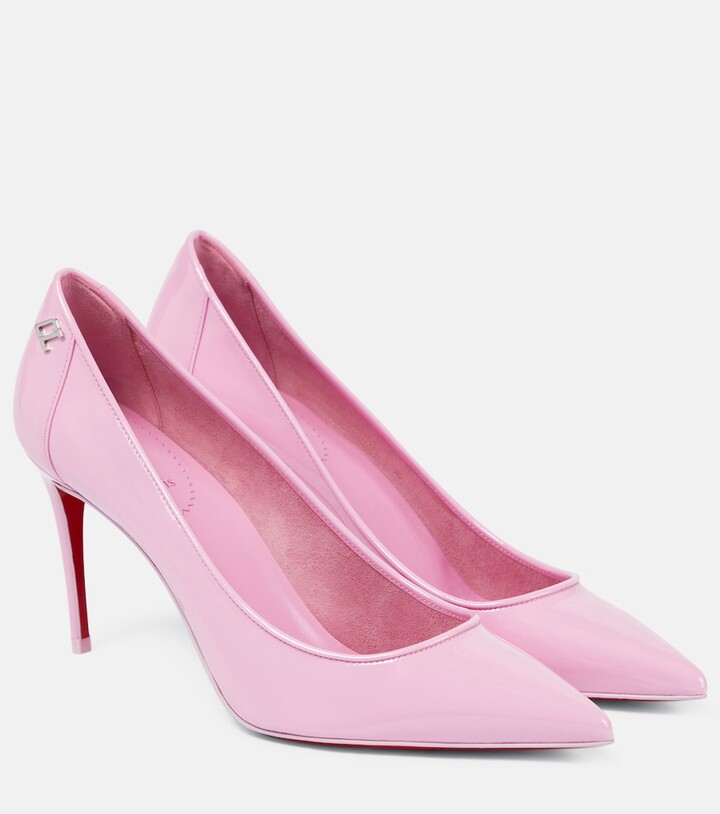 Christian Louboutin Sporty Kate 85 patent leather pumps - ShopStyle