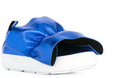 Thumbnail for your product : MSGM draped slip-on sneakers