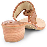 Thumbnail for your product : Jack Rogers Molina Woven Leather Thong Sandals