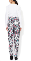 Thumbnail for your product : Balenciaga Silk Floral High-Rise Pant