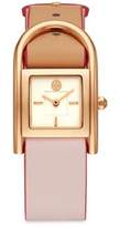 Thumbnail for your product : Tory Burch Thayer Rosa Leather-Strap Watch