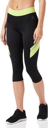 Amazon Essentials Women's Multicolour Cropped Sports Leggings