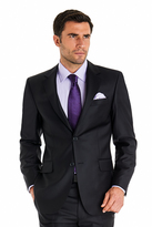 Thumbnail for your product : Ermenegildo Zegna Cloth 31509 Ermenegildo Zegna Cloth Regular Fit Black 2 Piece Plain Suit