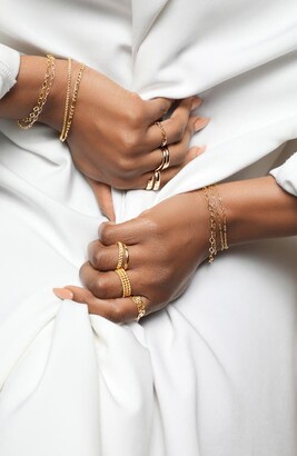 Bony Levy 14K Gold Textured Chain Bracelet