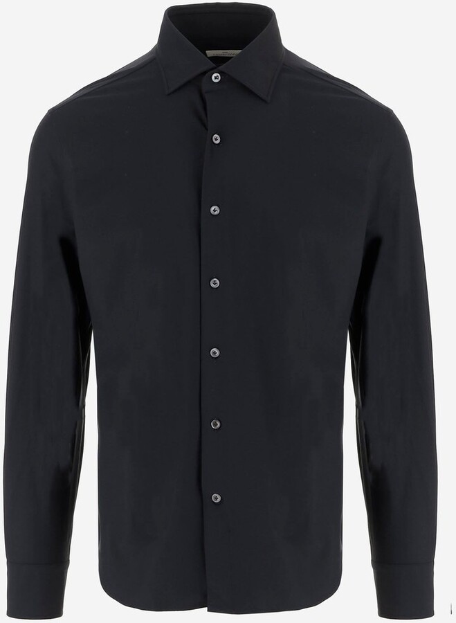 Alessandro Gherardi Stretch Jersey Shirt