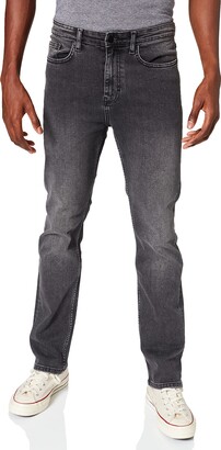 Meraki Denim Usapp2 Slim Jeans in Washed Black Black Mens Clothing Jeans Slim jeans for Men 