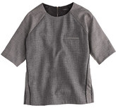 Thumbnail for your product : J.Crew Flannel raglan top in houndstooth
