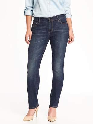 Old Navy Mid-Rise Curvy Straight Jeans for Women