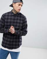 Thumbnail for your product : Pull&Bear Regular Fit Shirt In Black Check