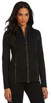 Thumbnail for your product : Jones New York Sport Mockneck French Terry Zip-Front Jacket