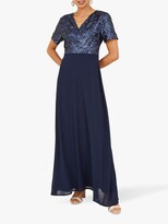 Thumbnail for your product : Yumi Sequin Bodice Maxi Dress, Navy
