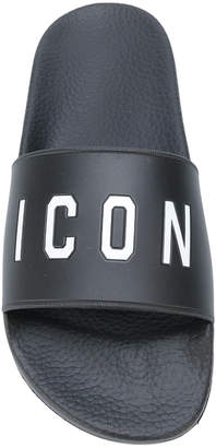 DSQUARED2 'Icon' flip flops
