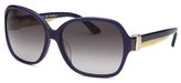 Thumbnail for your product : Ferragamo Women's Butterfly Blue Sunglasses