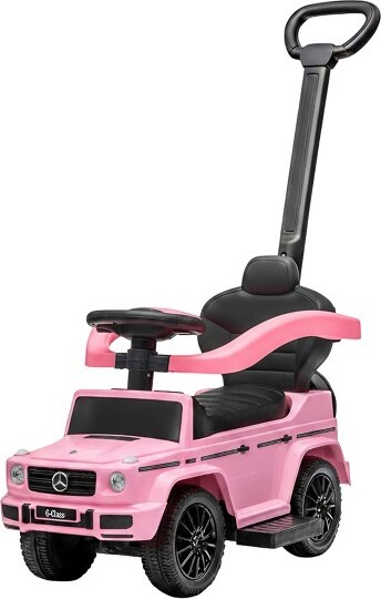 Best Ride on Cars BestRideOnCarsKidsOutdoorStrollerMercedesG-Wagon3in1PushCar,BabyPink