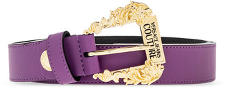 Versace Jeans Couture Leather Belt - Purple
