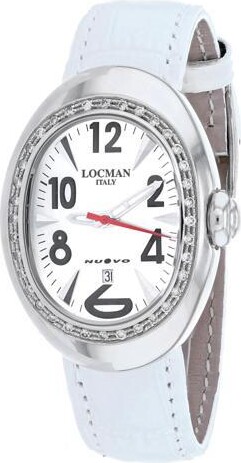 Locman Women's Classic Mother of pearl Dial Watch - 028MOPWHD/WH