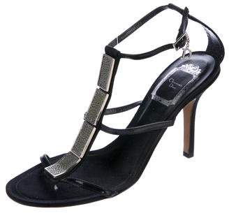 Christian Dior Stingray T-Strap Sandals