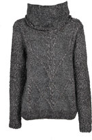 Thumbnail for your product : boohoo Kellis Cable Knit Roll Neck Jumper