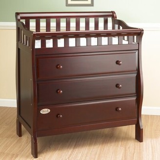Orbelle Trading Changing Table Dresser with Pad Orbelle Trading Color: Cherry