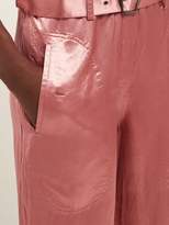 Thumbnail for your product : Sies Marjan Neve Washed Satin Jumpsuit - Womens - Pink