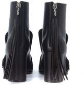 Thumbnail for your product : MSGM Black Nappa Leather Ankle Boots With Back Nappa
